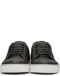 schwarze niedrige Sneakers von Lanvin