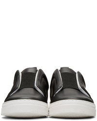 schwarze niedrige Sneakers von Pierre Hardy