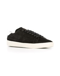 schwarze niedrige Sneakers von Saint Laurent