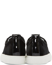 schwarze niedrige Sneakers von Lanvin