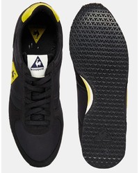 schwarze niedrige Sneakers von Le Coq Sportif