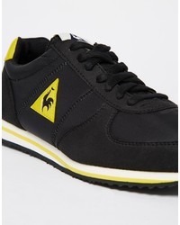 schwarze niedrige Sneakers von Le Coq Sportif