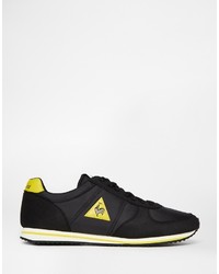 schwarze niedrige Sneakers von Le Coq Sportif