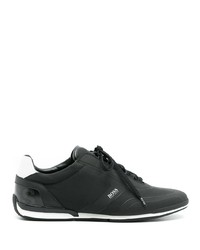 schwarze niedrige Sneakers von BOSS