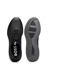 schwarze niedrige Sneakers von BOSS