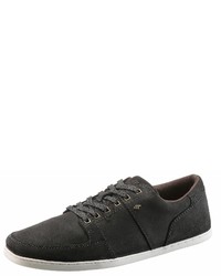 schwarze niedrige Sneakers von Boxfresh