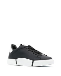 schwarze niedrige Sneakers von Roberto Cavalli