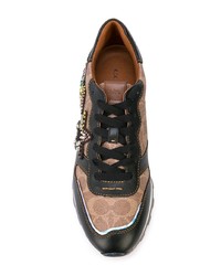 schwarze niedrige Sneakers von Coach