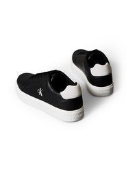 schwarze niedrige Sneakers von Calvin Klein Jeans