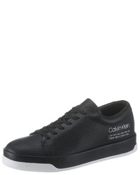 schwarze niedrige Sneakers von Calvin Klein