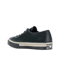 schwarze niedrige Sneakers von Converse X JW Anderson