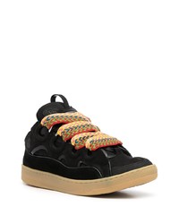 schwarze niedrige Sneakers von Lanvin