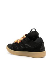 schwarze niedrige Sneakers von Lanvin