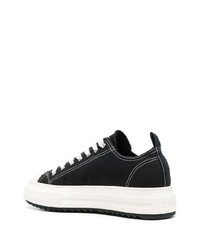 schwarze niedrige Sneakers von DSQUARED2