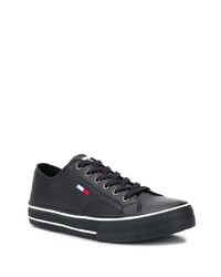 schwarze niedrige Sneakers von Tommy Jeans