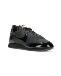 schwarze niedrige Sneakers von Comme Des Garcons Homme Plus