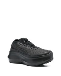 schwarze niedrige Sneakers von Comme des Garcons
