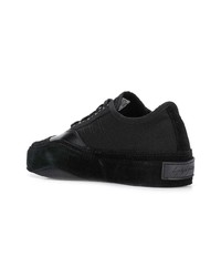 schwarze niedrige Sneakers von Yohji Yamamoto