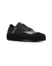 schwarze niedrige Sneakers von Yohji Yamamoto