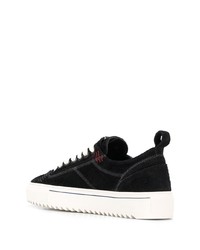 schwarze niedrige Sneakers von Represent