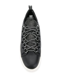 schwarze niedrige Sneakers von Grey Mer