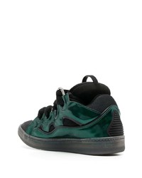 schwarze niedrige Sneakers von Lanvin