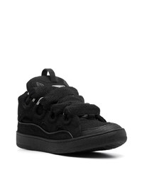 schwarze niedrige Sneakers von Lanvin