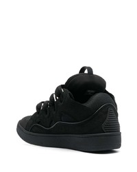 schwarze niedrige Sneakers von Lanvin