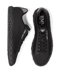 schwarze niedrige Sneakers von Jimmy Choo