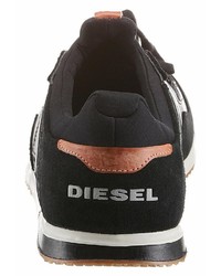 schwarze niedrige Sneakers von Diesel