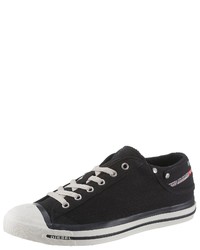 schwarze niedrige Sneakers von Diesel