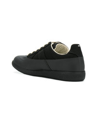 schwarze niedrige Sneakers von Maison Margiela