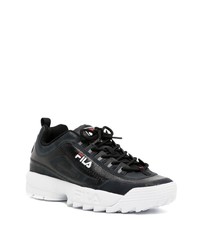 schwarze niedrige Sneakers von Fila