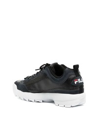 schwarze niedrige Sneakers von Fila