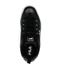 schwarze niedrige Sneakers von Fila