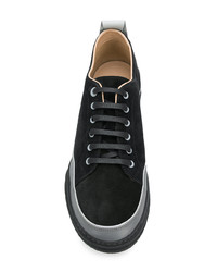 schwarze niedrige Sneakers von Lanvin