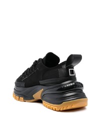 schwarze niedrige Sneakers von Wooyoungmi