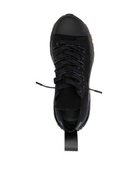 schwarze niedrige Sneakers von Wooyoungmi