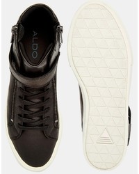 schwarze niedrige Sneakers von Aldo