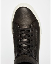 schwarze niedrige Sneakers von Aldo