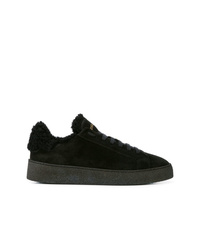 schwarze niedrige Sneakers von DSQUARED2