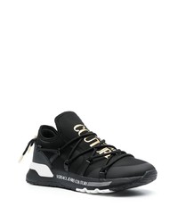 schwarze niedrige Sneakers von VERSACE JEANS COUTURE