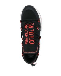 schwarze niedrige Sneakers von VERSACE JEANS COUTURE