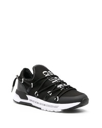 schwarze niedrige Sneakers von VERSACE JEANS COUTURE