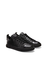 schwarze niedrige Sneakers von Giuseppe Zanotti