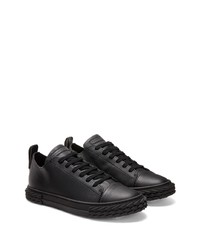 schwarze niedrige Sneakers von Giuseppe Zanotti