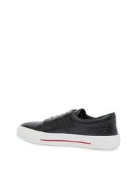 schwarze niedrige Sneakers von Burberry