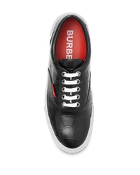 schwarze niedrige Sneakers von Burberry