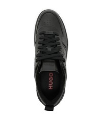 schwarze niedrige Sneakers von Hugo