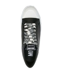 schwarze niedrige Sneakers von Moschino